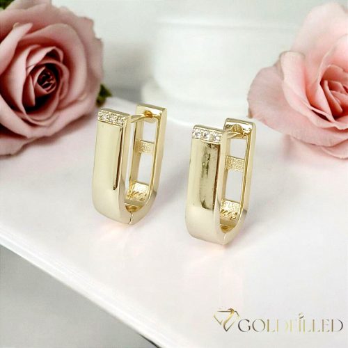 Orecchino GOLDFILLED antiallergico 17mm colore 18K