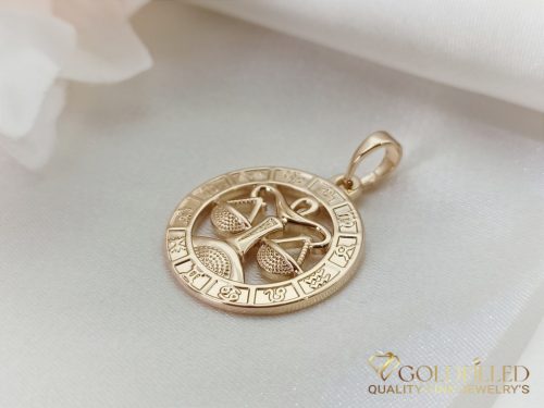 Orecchino GOLDFILLED antiallergico con pendente 28mm colore 18K