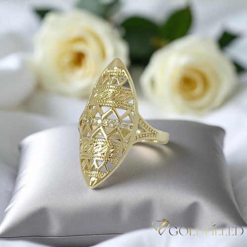 Anello GOLDFILLED antiallergico, diverse misure colore 14K