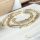 Collana GOLDFILLED antiallergica Luxury Barakka 60cm lunga e 8-10mm larga (125g) colore 14K multicolore