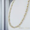 Collana GOLDFILLED antiallergica 50cm lunga e 4mm larga colore 14K Multicolor 
