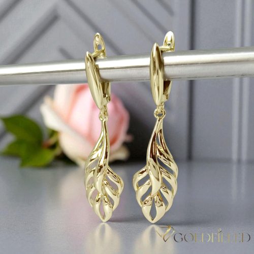 Orecchini GOLDFILLED antiallergici 42mm colore 14K