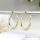 Orecchini GOLDFILLED antiallergici 30mm colore 14K