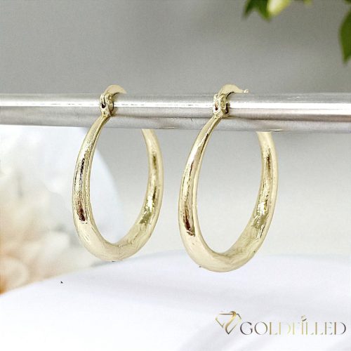 Orecchini GOLDFILLED antiallergici 30mm colore 14K
