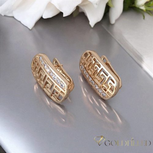 Orecchino GOLDFILLED antiallergico 20mm colore 18K
