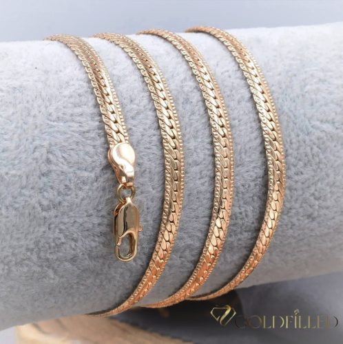 Collana GOLDFILLED antiallergica 45cm/3mm colore 18K