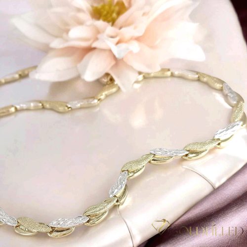 Collana GOLDFILLED antiallergica esclusiva in diverse dimensioni /7 mm colore 14K Multicolor 